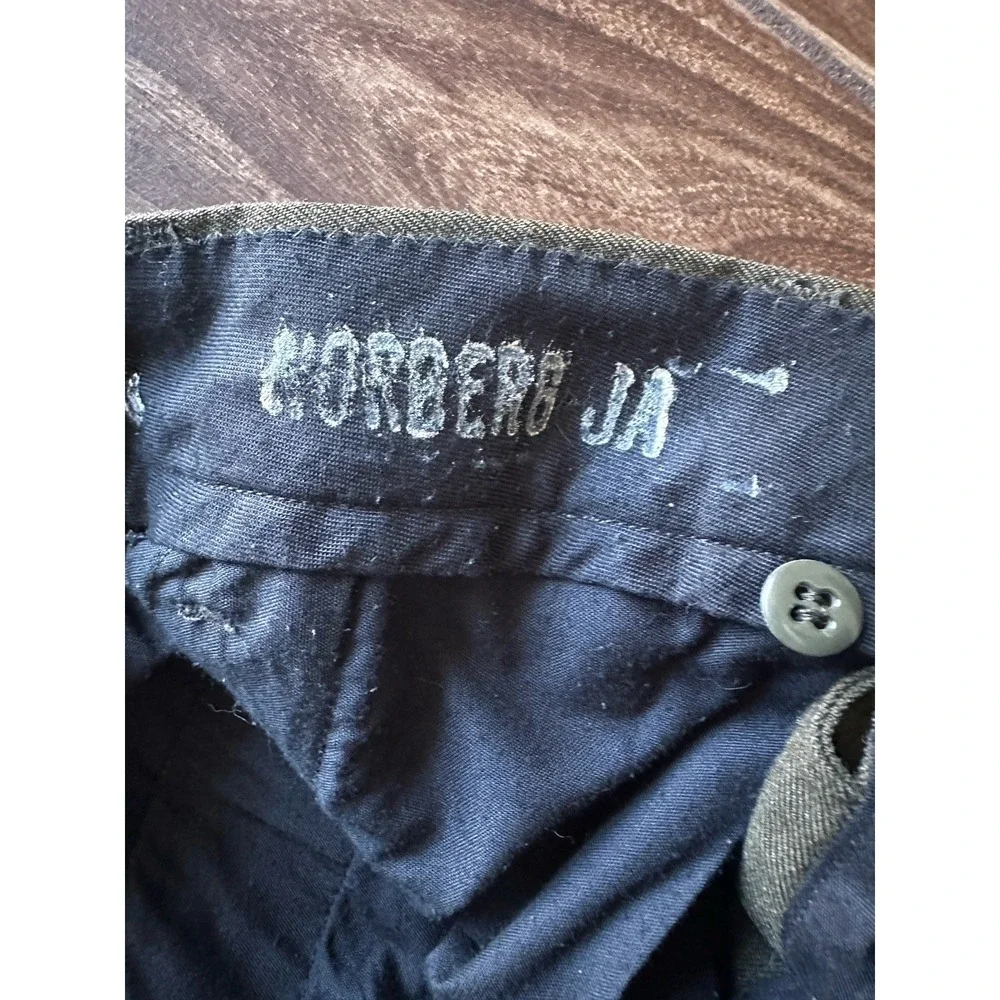 Vtg US Army Pants Mens‎ 31R Olive Green Wool Field Trousers OG108 50s Korean War